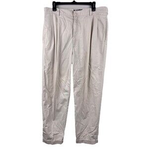 Polo Ralph Lauren Men's Chino Pants HAMMOND Pleated Cuffed Beige 36x30